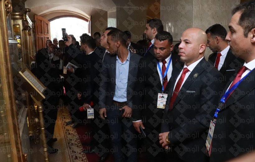 « زيارة وفد مجمع عمال مصر لقصر القبة الرئاسي